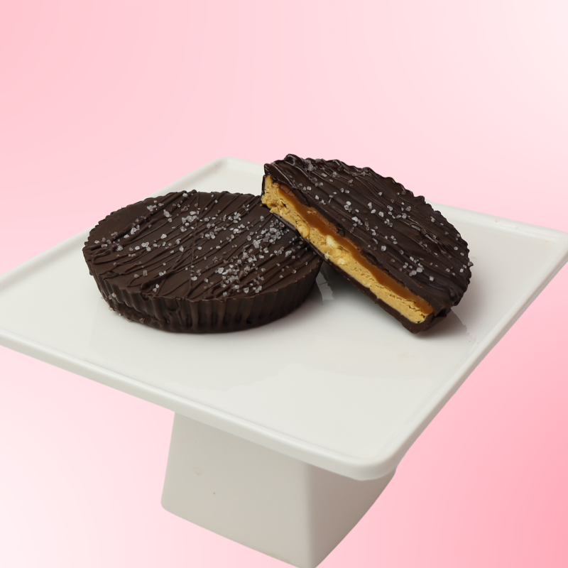 Dark Chocolate Caramel Sea Salt Peanut Butter Cup (6oz)