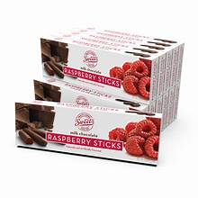 Raspberry Sticks Milk Chocolate