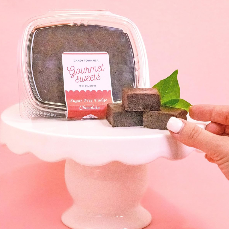 Handcrafted Gourmet Sugar-Free Fudge Chocolate Gift Box